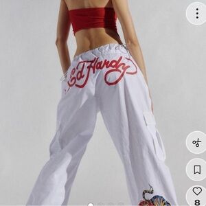 PRICE DROP Y2K NEW Ed Hardy 2 way wear / flare/ joggers graffiti lounging pants